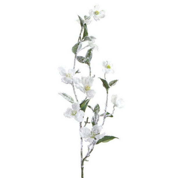 Artificial Silk Pinnacle Flower Spray White